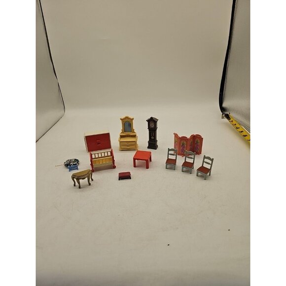 Lot Of Vintage Playmobil 5300 Victorian Mansion FurnitureAccessories